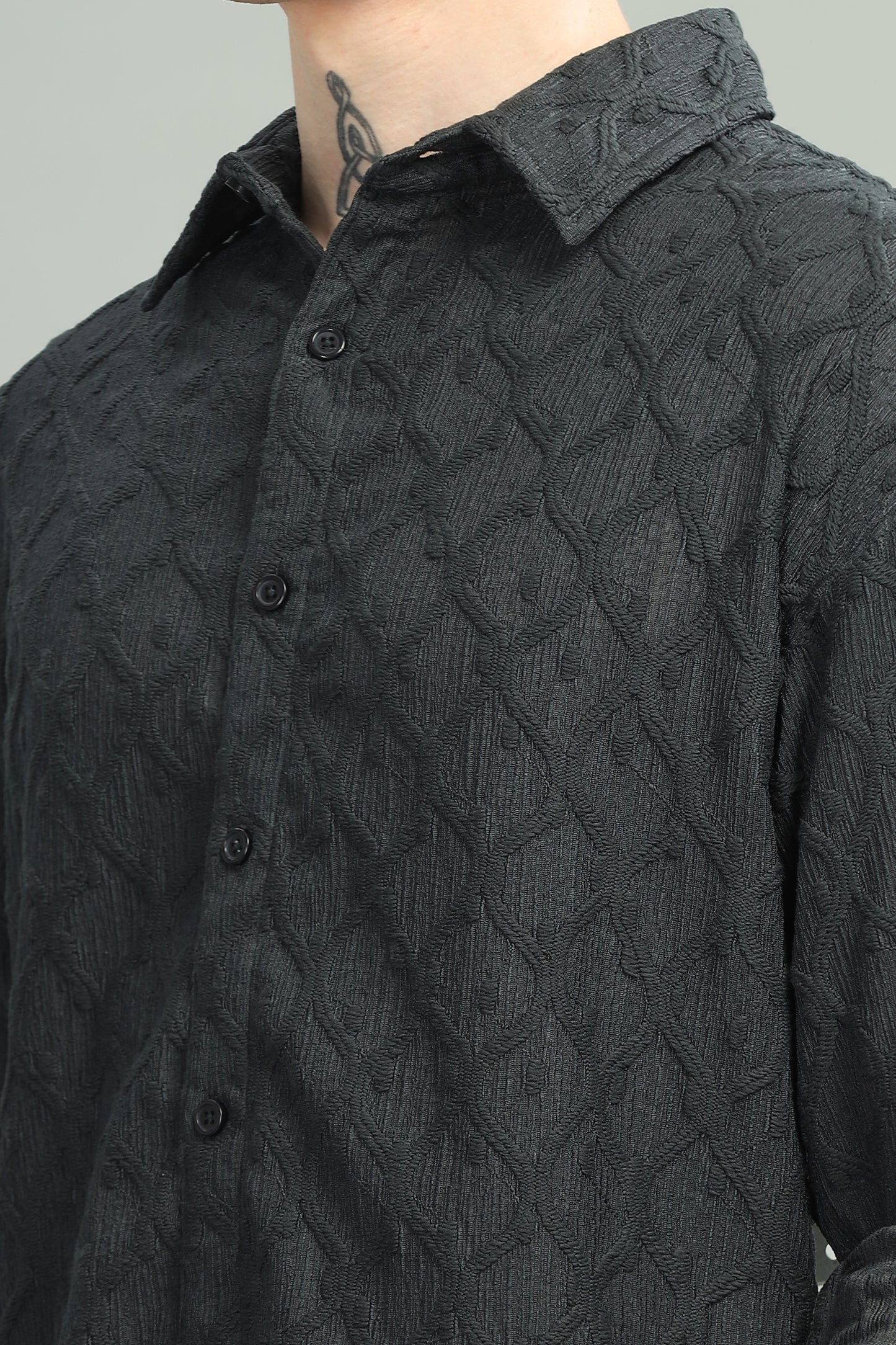 Baggy Textured Shirt