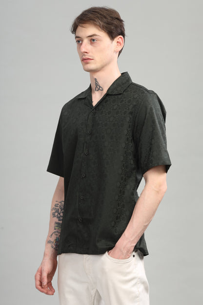 Drop Shoulder Textured Shirt