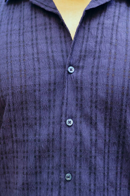 Purple Checks Shirt