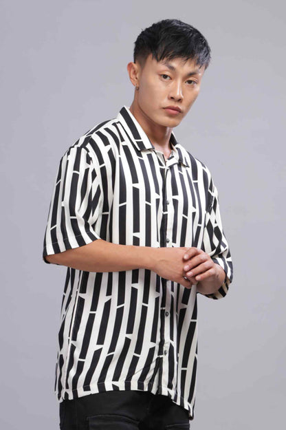 Black And White Strip Shirt