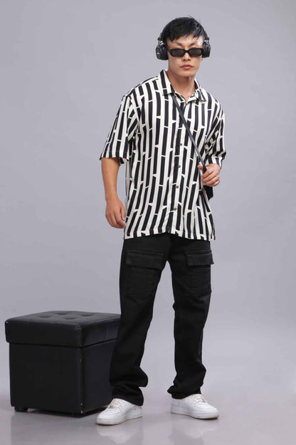 Black And White Strip Shirt